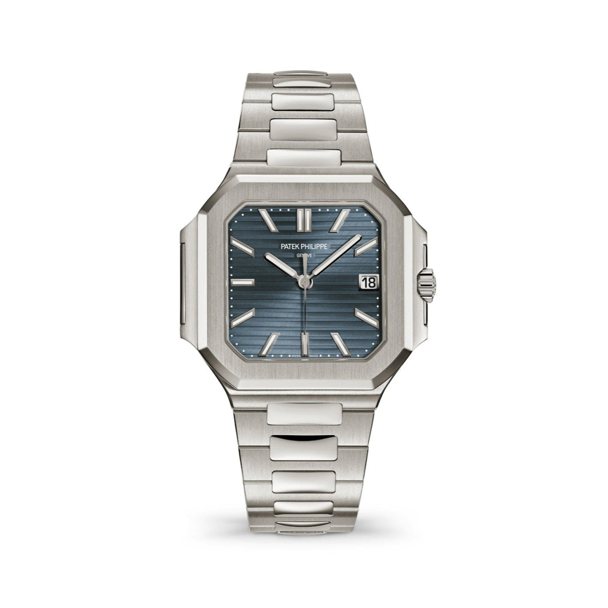 Patek Philippe Cubitus 40mm Blue Dial White Gold 7128-1G-001 - WATCHXNYC