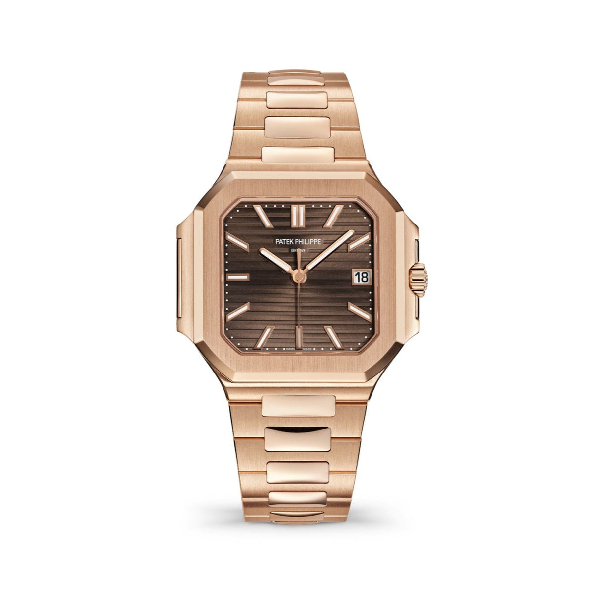 Patek Philippe Cubitus 40mm Brown Dial Rose Gold 7128-1R-001 - WATCHXNYC