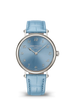 Patek Philippe Calatrava Blue Dial White Gold Leather Strap 34.6 mm 7200/50G-012