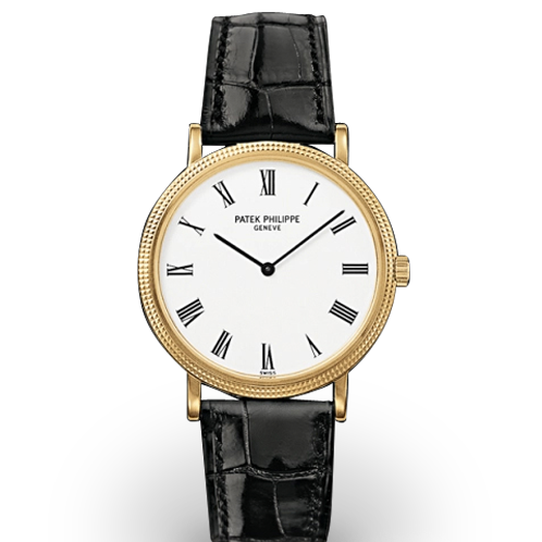 Patek Philippe Calatrava 35mm White Dial Yellow Gold 5120J-001 - WATCHXNYC
