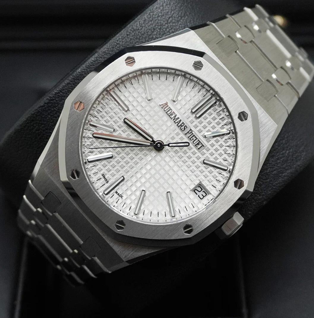 Audemars Piguet Royal Oak 37mm White Dial Stainless Steel 15550ST.OO.1356ST.03 - WATCHXNYC