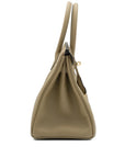 HERMES Birkin 25 Togo Beige Marfa Gold Hardware - WATCHXNYC