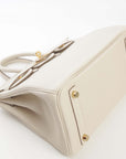 HERMES Birkin 25 Togo Craie Gold Hardware - WATCHXNYC