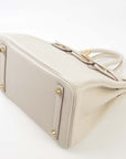 HERMES Birkin 25 Togo Craie Gold Hardware - WATCHXNYC