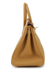HERMES Birkin 25 Togo Natural Sable Gold Hardware - WATCHXNYC