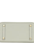 HERMES Birkin 25 Togo Gris Neve Gold Hardware - WATCHXNYC