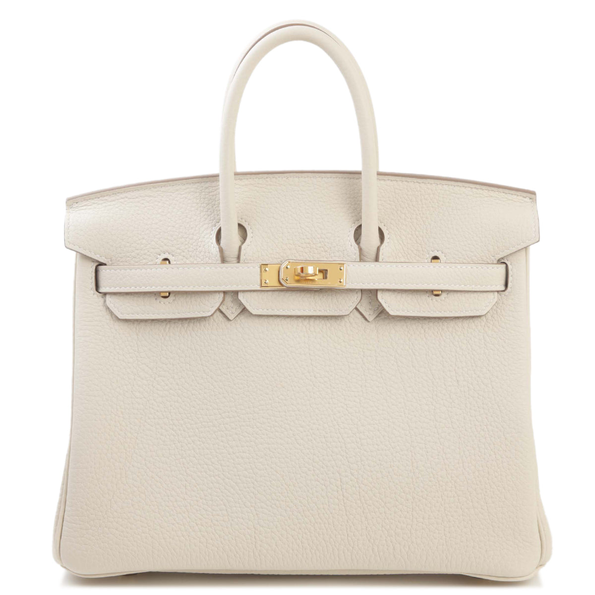 HERMES Birkin 25 Togo Craie Gold Hardware - WATCHXNYC
