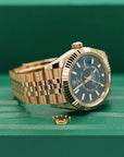 Rolex Sky-Dweller 42 mm Blue-Green Dial 18 kt Everose Gold Oyster 336935-0001 - WATCHXNYC
