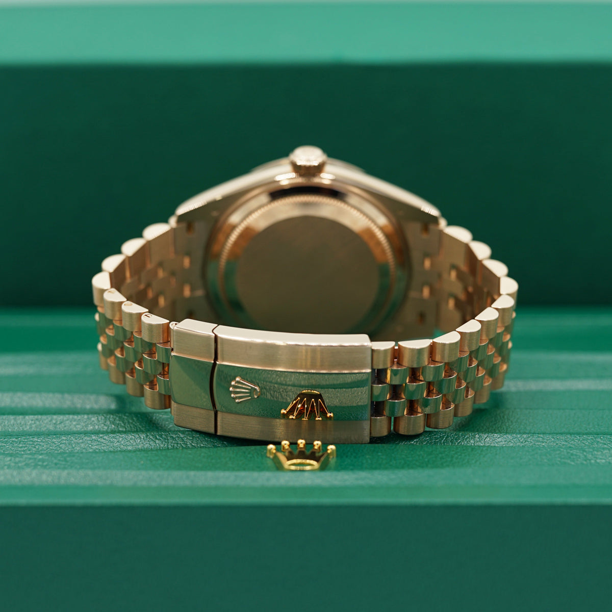 Rolex Sky-Dweller 42 mm Blue-Green Dial 18 kt Everose Gold Oyster 336935-0001 - WATCHXNYC
