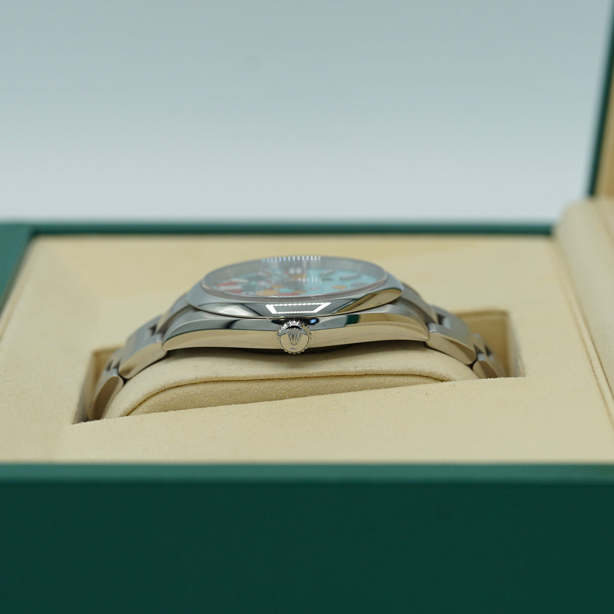 Rolex Oyster Perpetual 41 mm Celebration Dial Oystersteel Oyster Bracelet 124300-0008 - WATCHXNYC