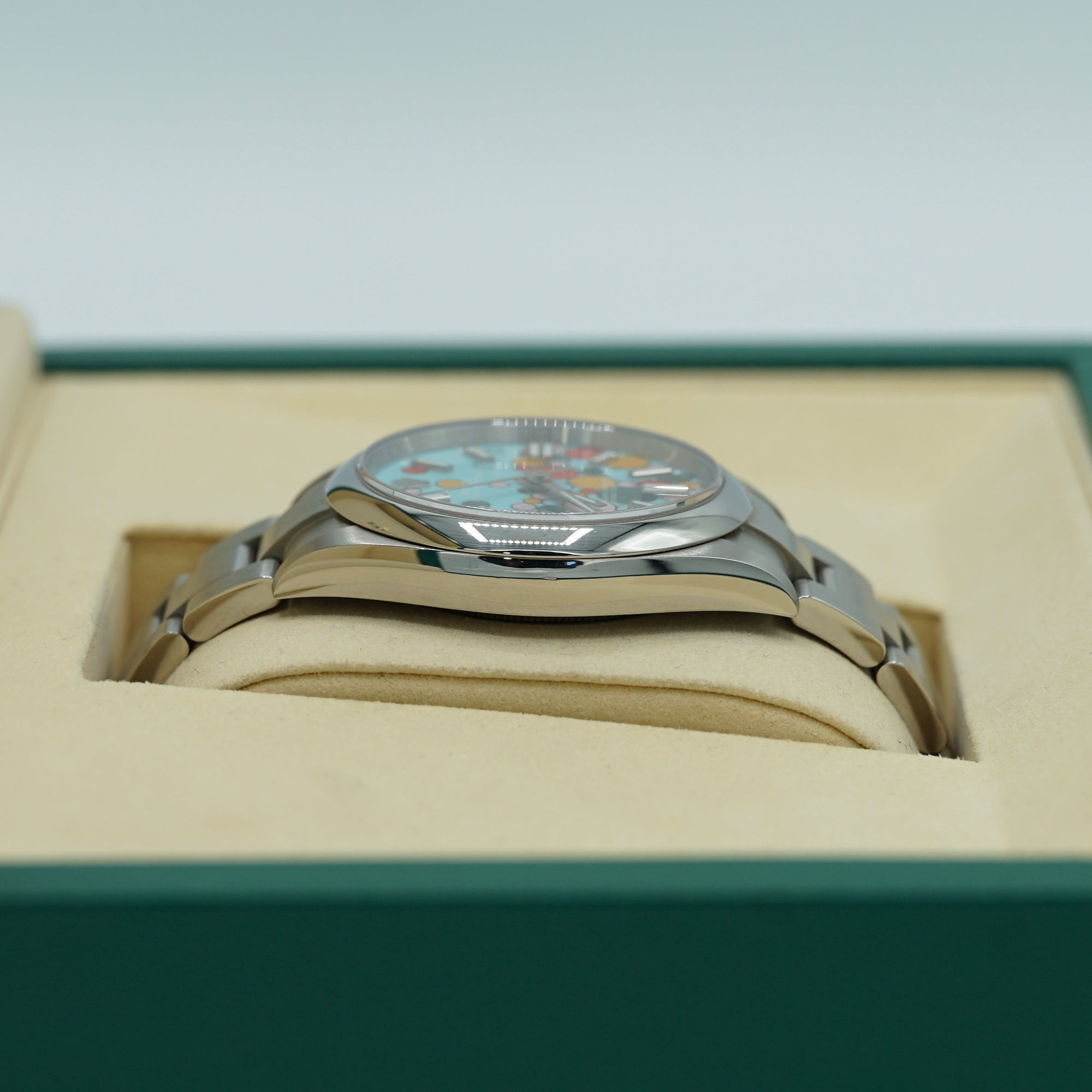 Rolex Oyster Perpetual 41 mm Celebration Dial Oystersteel Oyster Bracelet 124300-0008 - WATCHXNYC