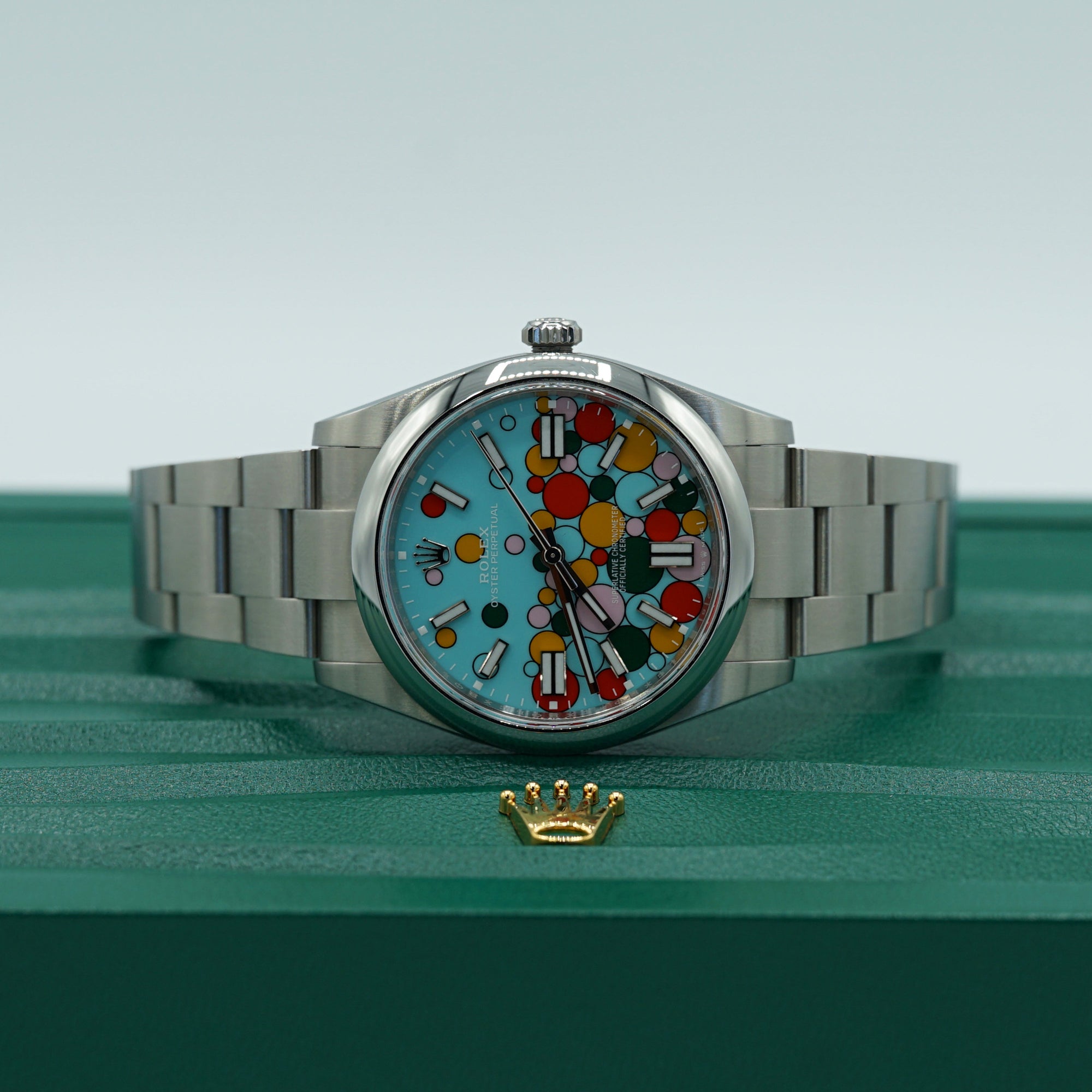 Rolex Oyster Perpetual 41 mm Celebration Dial Oystersteel Oyster Bracelet 124300-0008 - WATCHXNYC