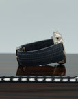 Patek Philippe  Aquanaut 42.2 mm Blue Dial 18K White Gold Rubber Strap 5968G-001 - WATCHXNYC