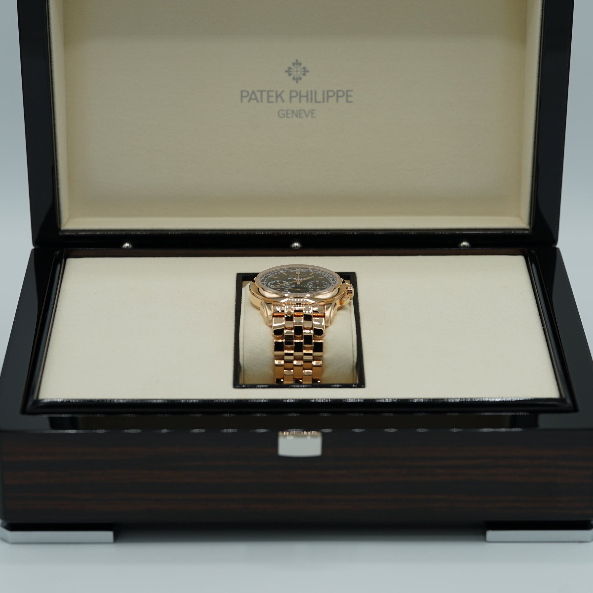 Patek Philippe Grand Complications 41 mm Black Dial 18k Rose Gold Bracelet 5270/1R-001 - WATCHXNYC