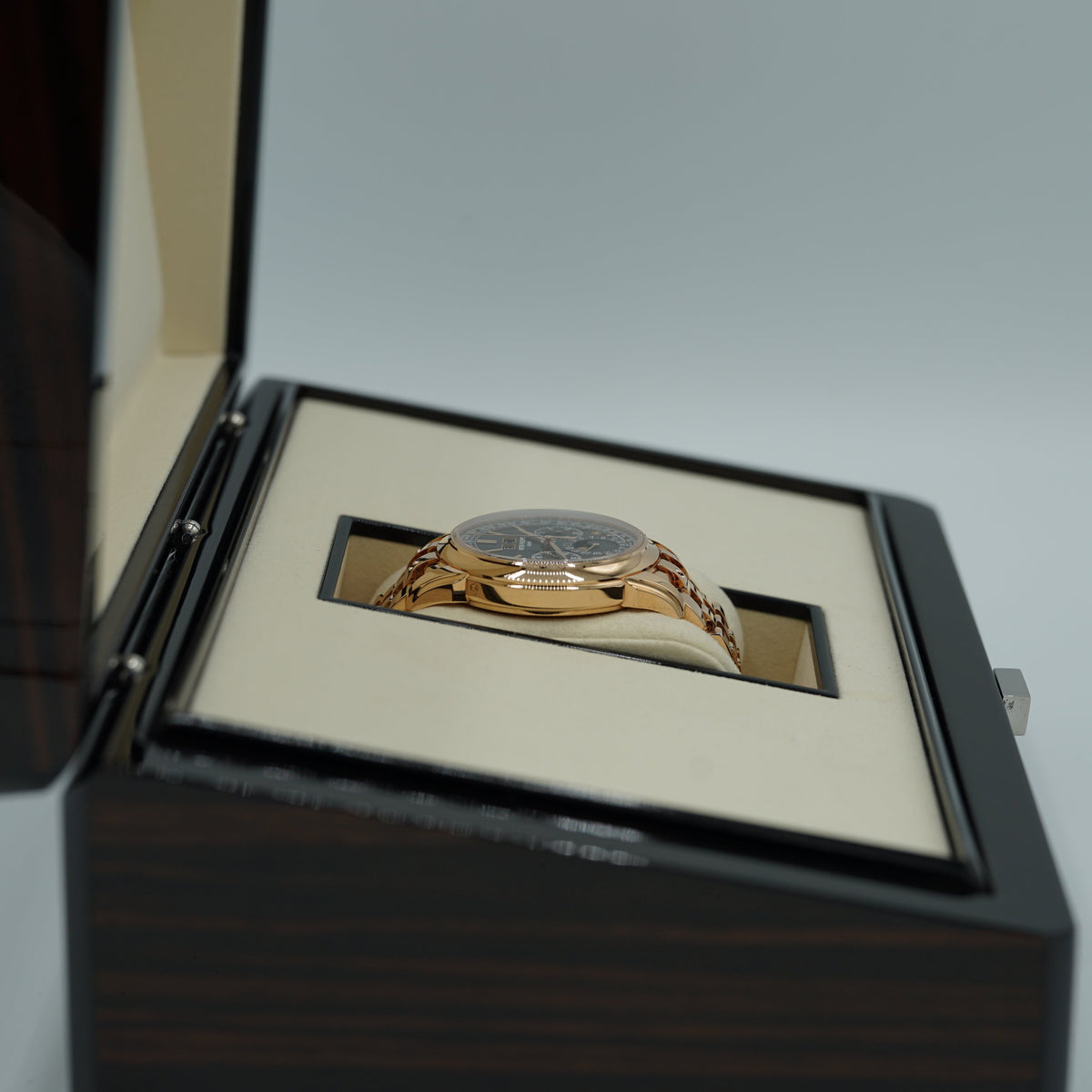Patek Philippe Grand Complications 41 mm Black Dial 18k Rose Gold Bracelet 5270/1R-001 - WATCHXNYC