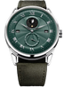 De Bethune DB25 Perpetual Calendar 44 mm Titanium Green Dial Khaki Canvas Strap DB25QPATIS4