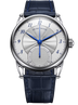 De Bethune Monopusher Chronograph DB25 40.6 mm Titanium White Dial Blue Leather Strap DB25VXS