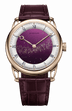De Bethune DB25XS 40.6 mm Rose Gold Purple Starry Varius Dial Purple Leather Strap DB25VxsRV2