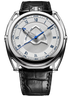 De Bethune DB27 Titan Hawk V2 43 mm Titanium White Dial Black Leather Strap DB27TIS1V2