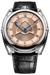 De Bethune DB27 Titan Hawk V2 43 mm Titanium Beige / Salmon Dial Black Leather Strap DB27TIS3V2