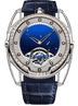De Bethune DB28 Tourbillion 42.6 mm Titanium Baguette Diamond Set Blue Dial & Leather Strap DB28TJRN