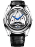 De Bethune DB28XP 10th Anniversary 43 mm Titanium Gray & Silver Dial Black Leather Strap DB28XPTIS1