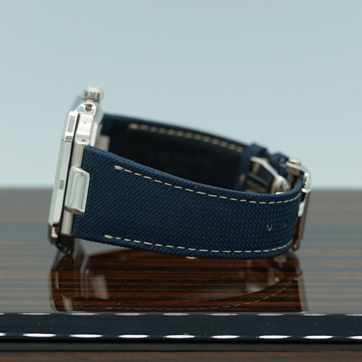 Patek Philippe Cubitus 45mm Sunburst Blue Dial Platinum 5822P-001 - WATCHXNYC