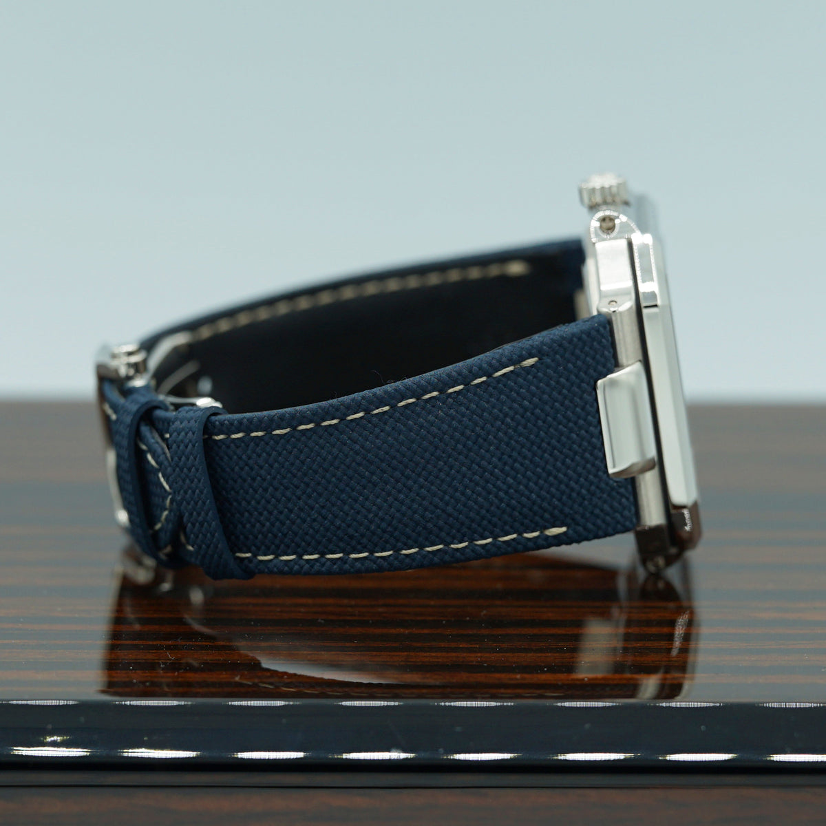Patek Philippe Cubitus 45mm Sunburst Blue Dial Platinum 5822P-001 - WATCHXNYC