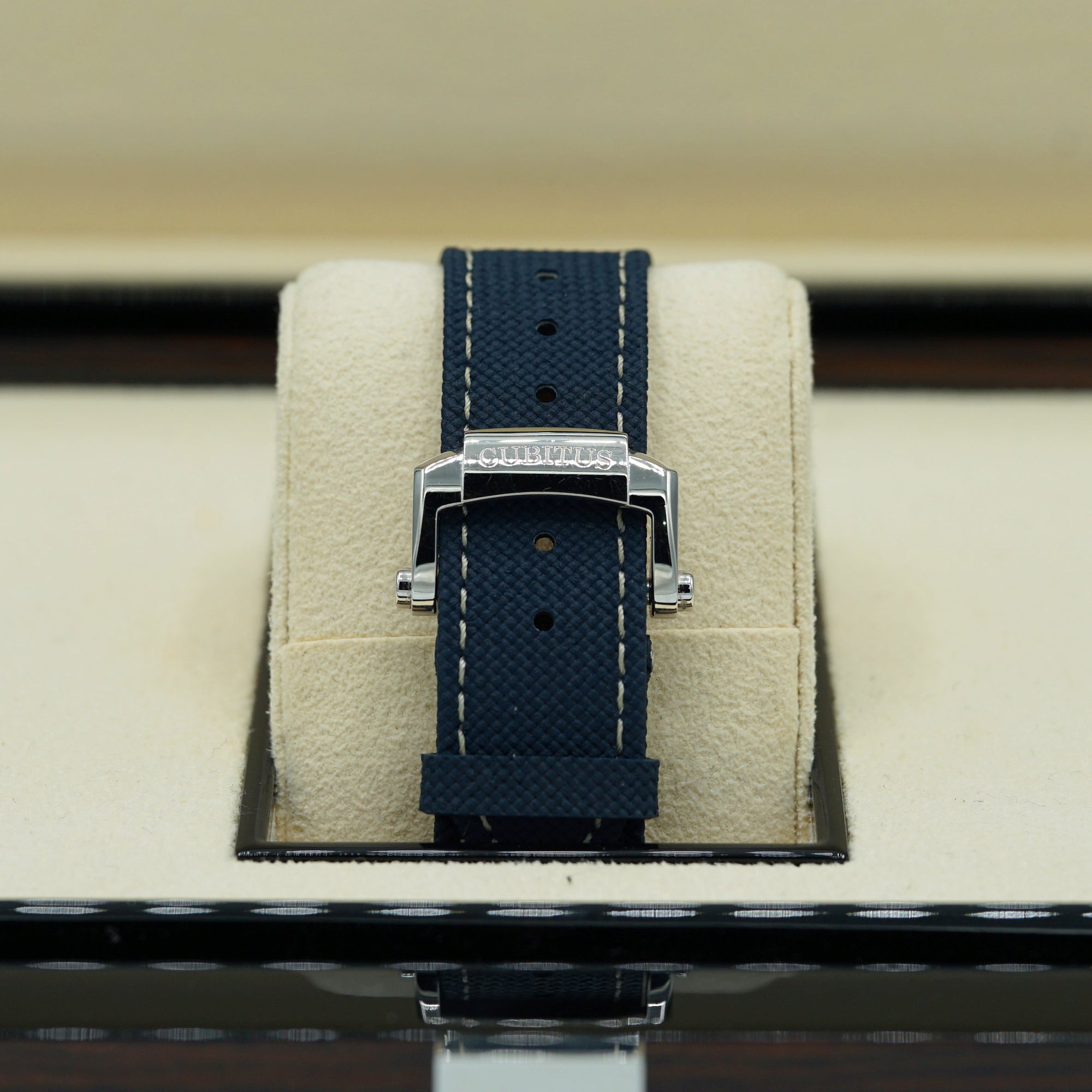 Patek Philippe Cubitus 45mm Sunburst Blue Dial Platinum 5822P-001 - WATCHXNYC