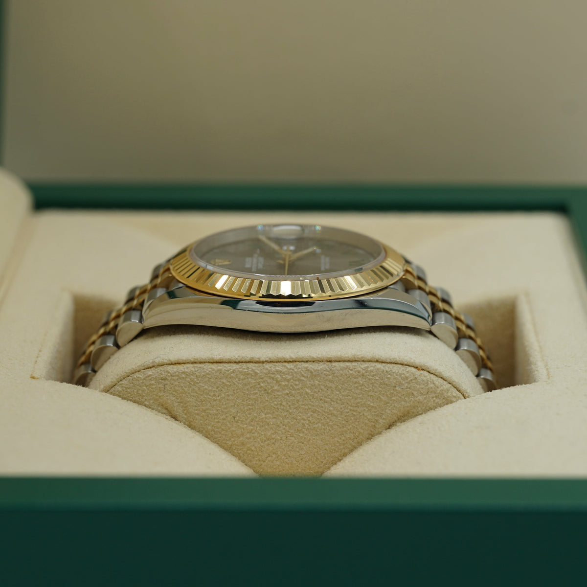 Rolex Datejust 41 mm Wimbledon Dial Oystersteel and 18k Yellow Gold Jubilee Bracelet 126333-0020 - WATCHXNYC