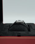 Cartier Tank Must Small 29.5 mm x 22 mm Silver Dial Steel Black  Strap WSTA0135 - WATCHXNYC