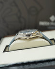 Patek Philippe Complications 40 mm Blue Dial 18K White Gold   Leather Strap 5330G-001 - WATCHXNYC