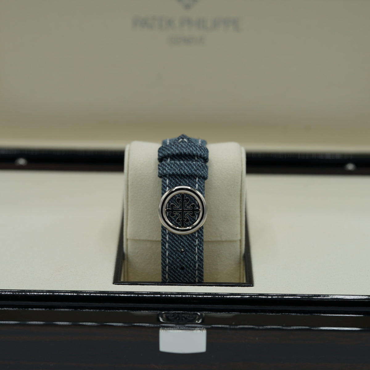 Patek Philippe Complications 40 mm Blue Dial 18K White Gold   Leather Strap 5330G-001 - WATCHXNYC