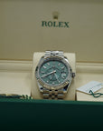 Rolex Sky-Dweller 42 mm Mint Green Dial Oystersteel and yellow gold Oyster Bracelet 336934-0001 - WATCHXNYC
