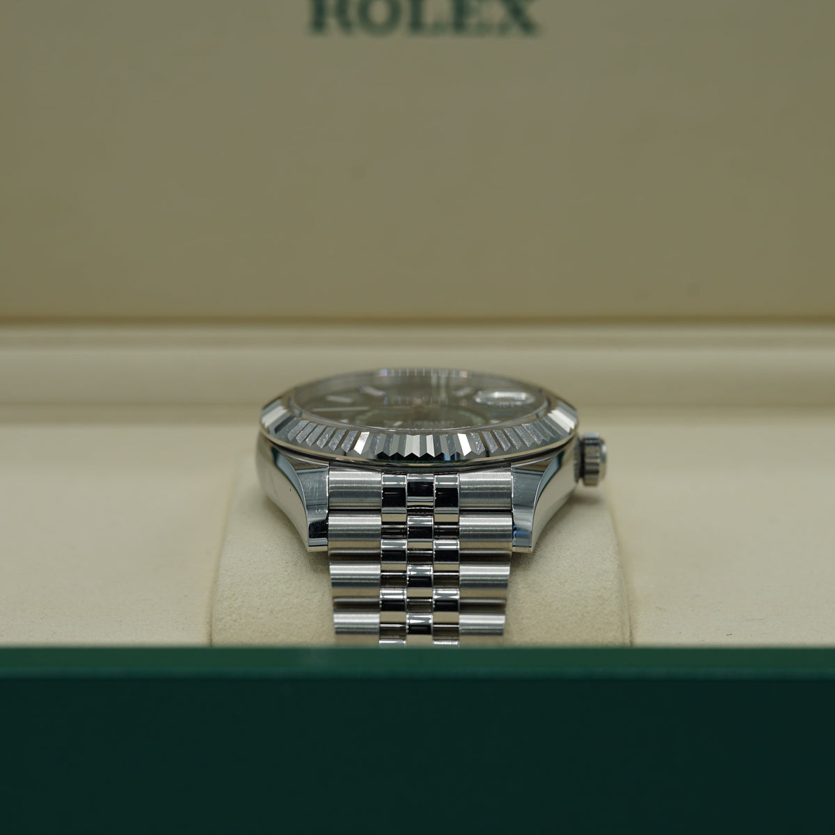 Rolex Sky-Dweller 42 mm Mint Green Dial Oystersteel and yellow gold Oyster Bracelet 336934-0001 - WATCHXNYC