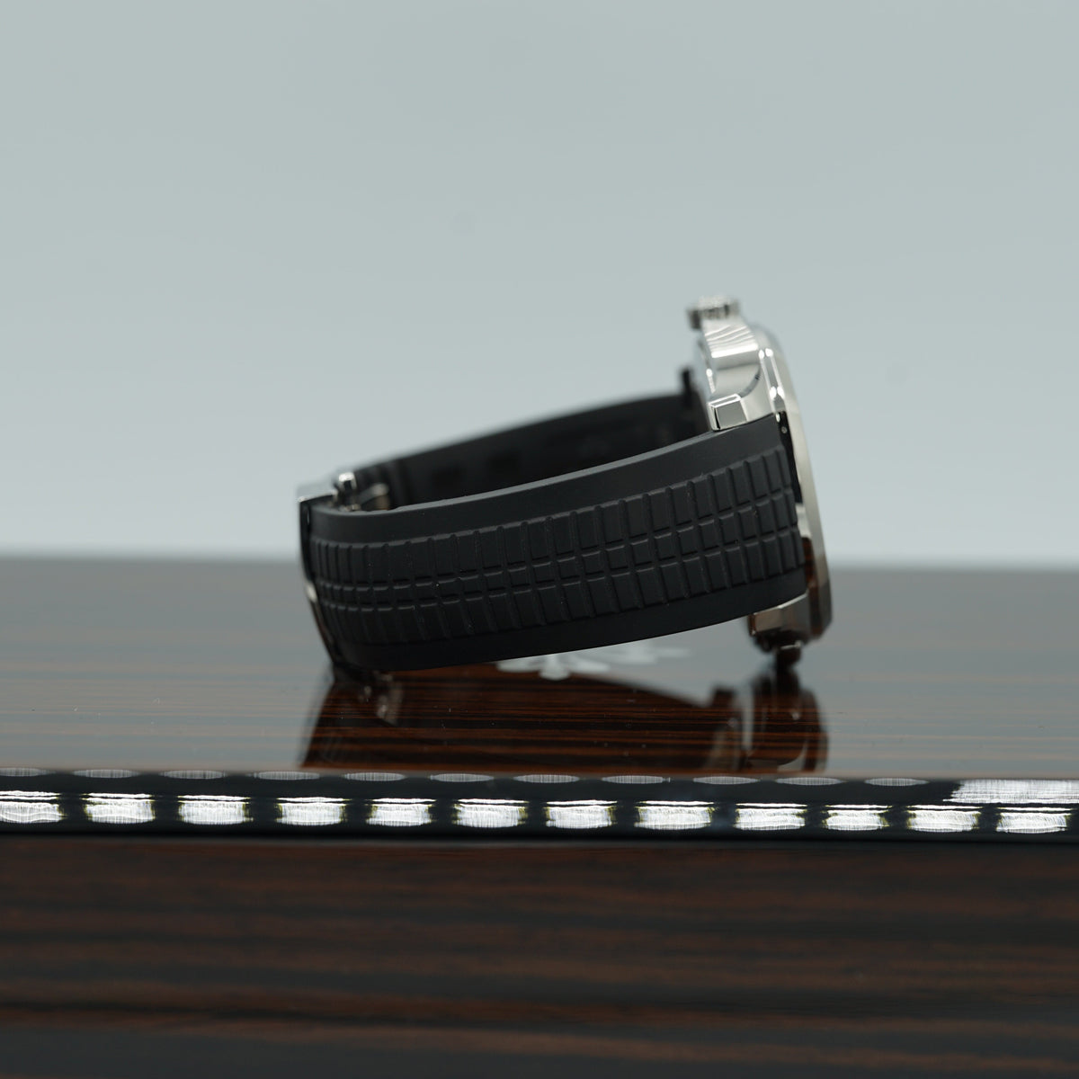 Patek Philippe  Aquanaut 40.8 mm Grey Dial Stainless Steel Rubber Strap 5164A - WATCHXNYC