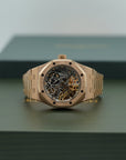 Audemars Piguet Royal Oak Double Balance Wheel Openworked 41 mm Slate Grey Dial 18-Carat Pink Gold Bracelet 15407OR.OO.1220OR.01 - WATCHXNYC