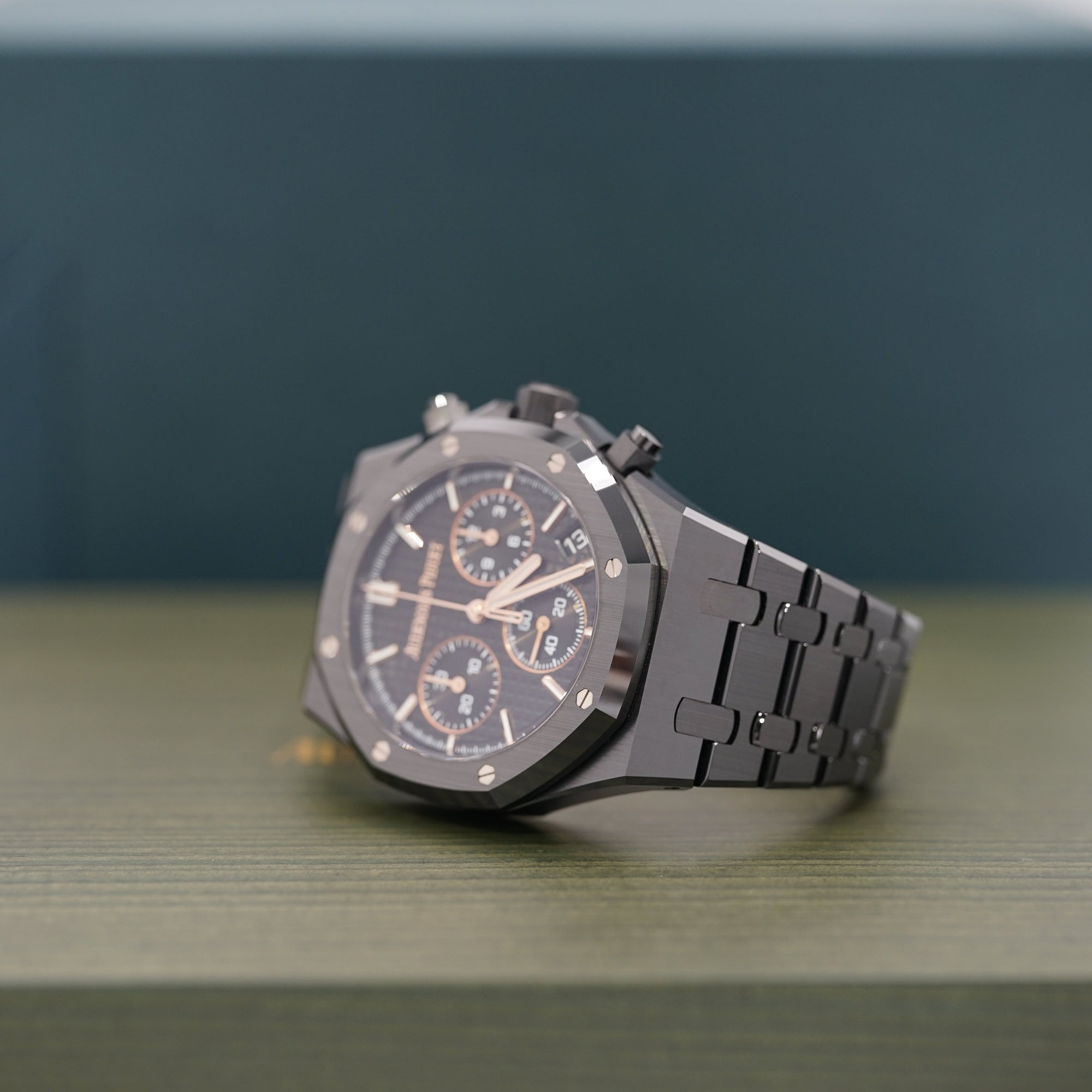 Audemars Piguet Royal Oak Selfwinding Chronograph 41 mm Black  Dial Ceramic Bracelet 26240CE.OO.1225CE.02 - WATCHXNYC
