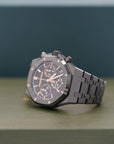 Audemars Piguet Royal Oak Selfwinding Chronograph 41 mm Black  Dial Ceramic Bracelet 26240CE.OO.1225CE.02 - WATCHXNYC