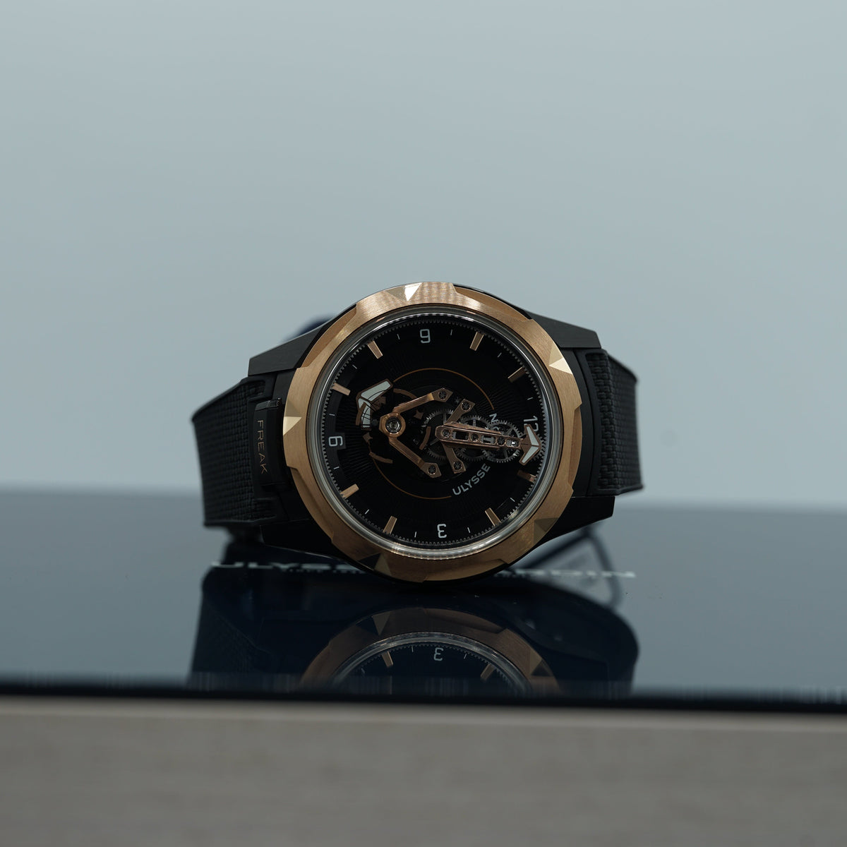 Ulysse Nardin Freak ONE 44 mm Black Dial Titanium Rubber Strap 2405-500-2A/3D - WATCHXNYC