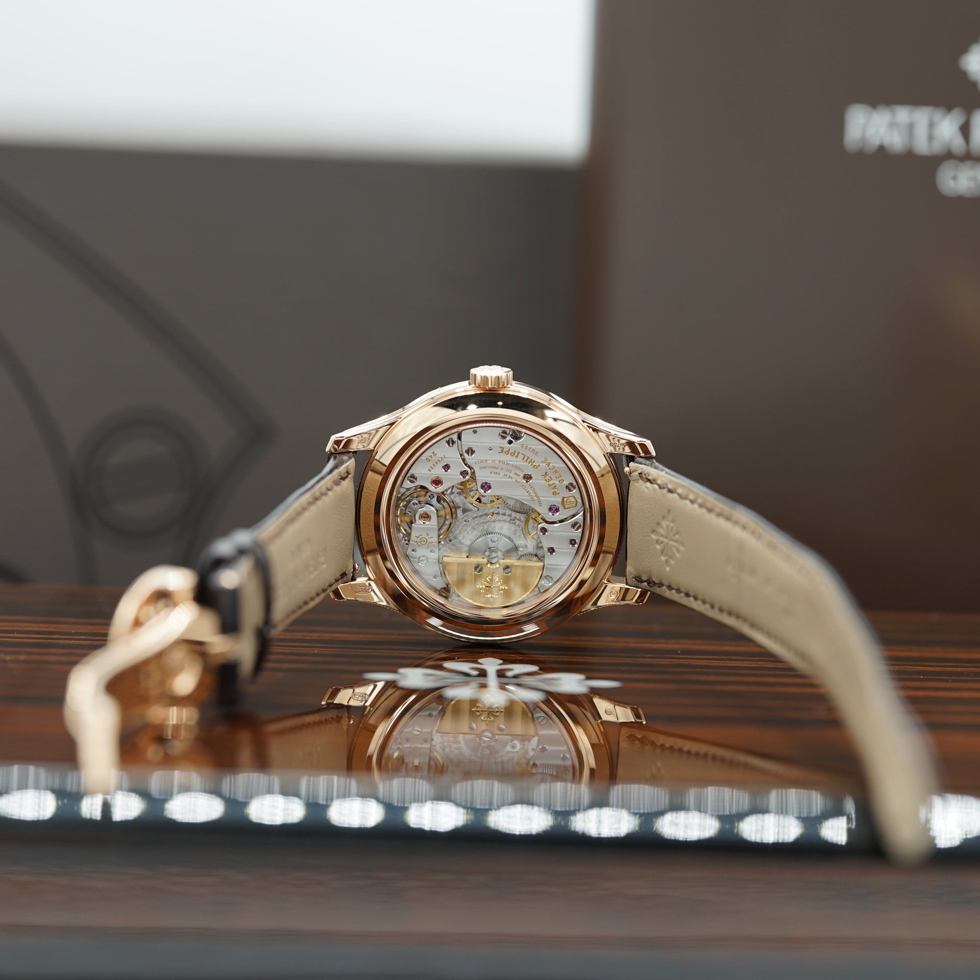 Patek Philippe Grand Complications 39 mm Silver Dial 18k Rose Gold   Leather Strap 5327R-001 - WATCHXNYC