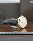 Patek Philippe Grand Complications 39 mm Silver Dial 18k Rose Gold   Leather Strap 5327R-001 - WATCHXNYC