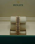 Rolex Oyster 28 mm Diamond-Paved Dial 18k Yellow Gold President Bracelet 279138rbr-0029 - WATCHXNYC