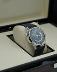 Patek Philippe 5230P-001 World Time 38.5mm Blue Dial Platinum - WATCHXNYC
