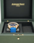 Audemars Piguet Code 11.59 41mm Lacquered Blue Dial Rose Gold Blue Strap 26393OR.OO.A027KB.01 - WATCHXNYC