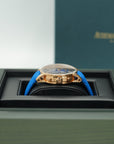 Audemars Piguet Code 11.59 41mm Lacquered Blue Dial Rose Gold Blue Strap 26393OR.OO.A027KB.01 - WATCHXNYC