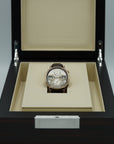 A. Lange & Sohne Zeitwerk Decimal Strike 44.2 mm Silver Dial 18k Honey Gold   Leather Strap 143.050 / LSLS1436AA - WATCHXNYC