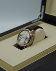 A. Lange & Sohne Zeitwerk Decimal Strike 44.2 mm Silver Dial 18k Honey Gold   Leather Strap 143.050 / LSLS1436AA - WATCHXNYC