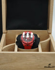 HUBLOT Big Bang Unico Red Magic 42 mm Transparent Dial Polished Red Ceramic Rubber Strap 441.CF.8513.RX - WATCHXNYC