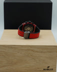 HUBLOT Big Bang Unico Red Magic 42 mm Transparent Dial Polished Red Ceramic Rubber Strap 441.CF.8513.RX - WATCHXNYC
